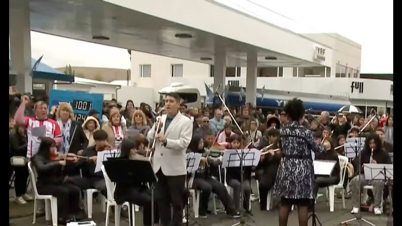 🎵 Por primera vez se interpretó el himno oficial de Chubut