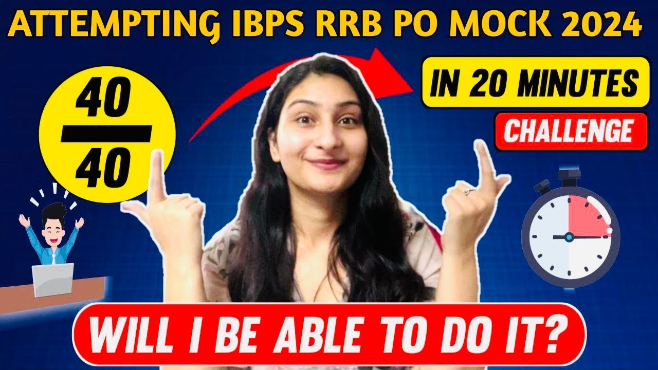 ✅40/40 with 100% Accuracy in RRB PO Pre Reasoning Mock Challenge | Karishma Singh Banker