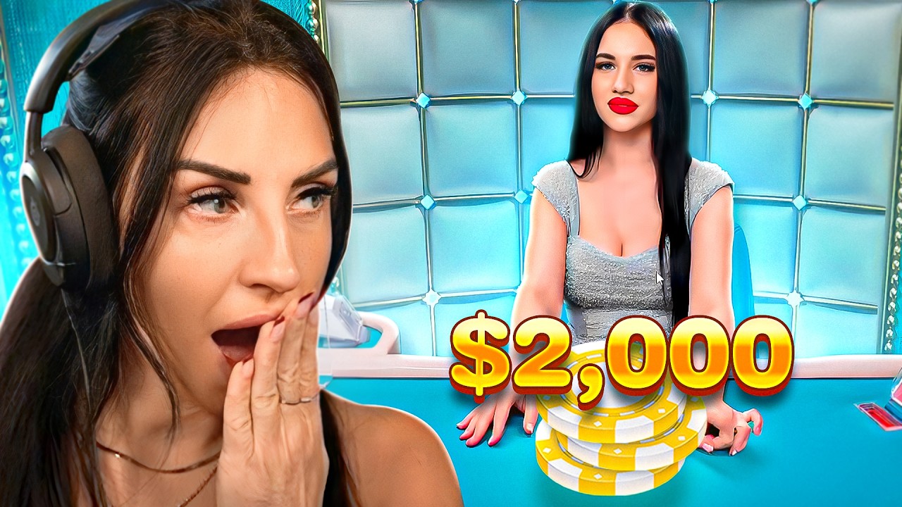 $2,000 INTO ONLINE BLACKJACK! Profit?? - Mya Fox