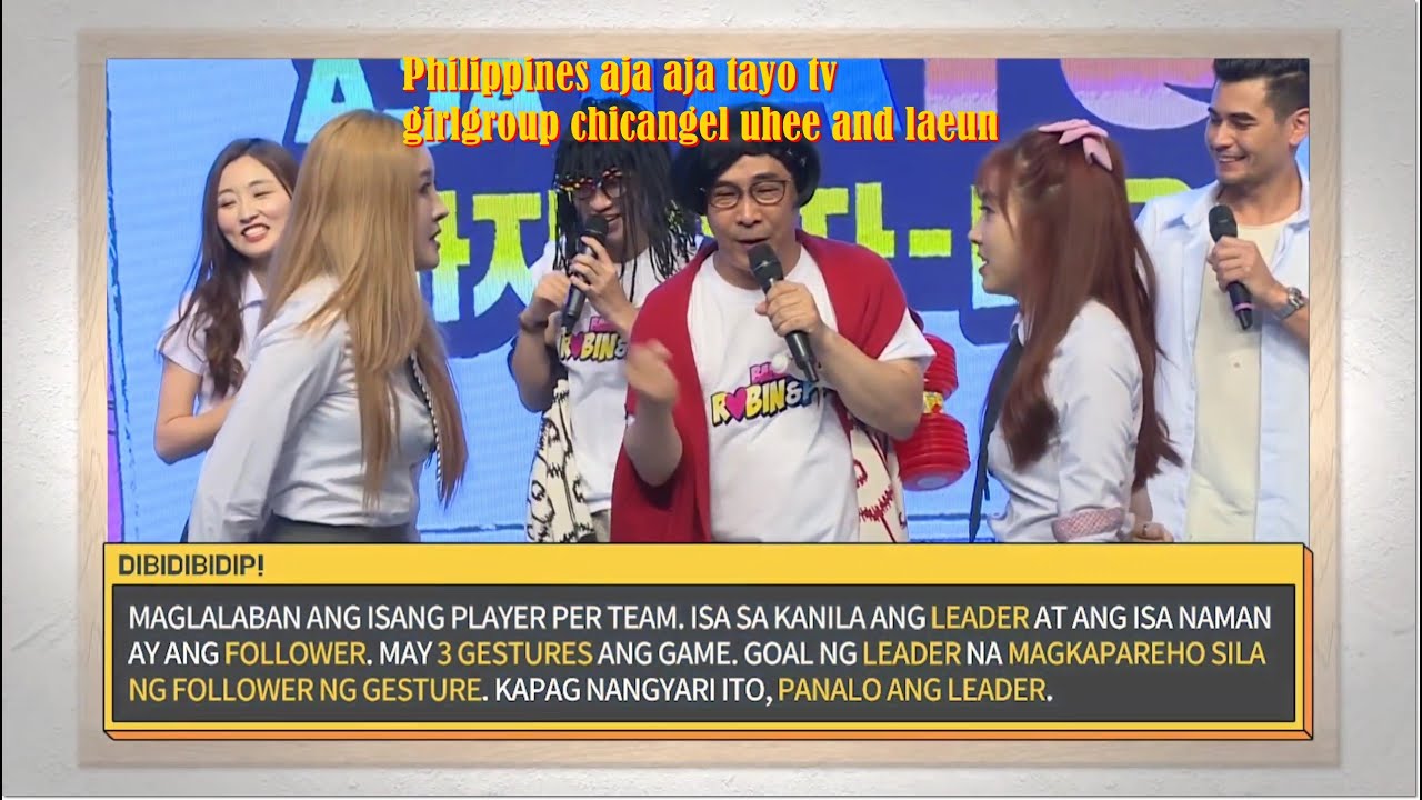 (laeuntv)Philippines aja aja tayo tv - chicangel uhee and laeun