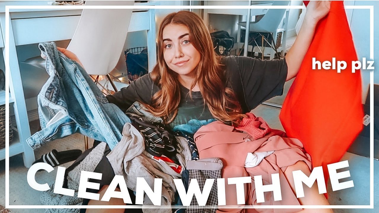 CLEAN WITH ME! Cleaning Out My Closet + Room 2020 | Morgan Yates
