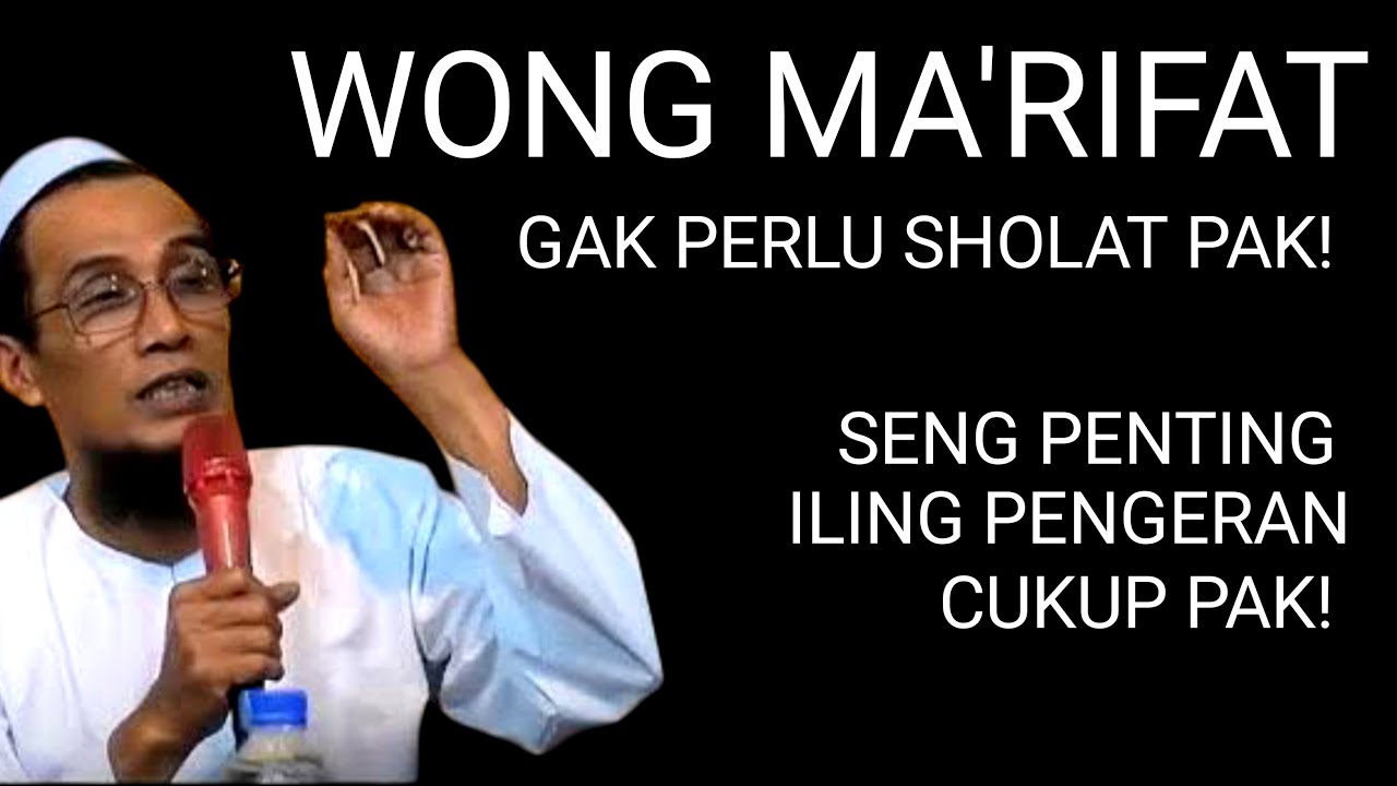 Sholat Nggak Sholat Terserah? Cukup Ingat Allah Saja?
