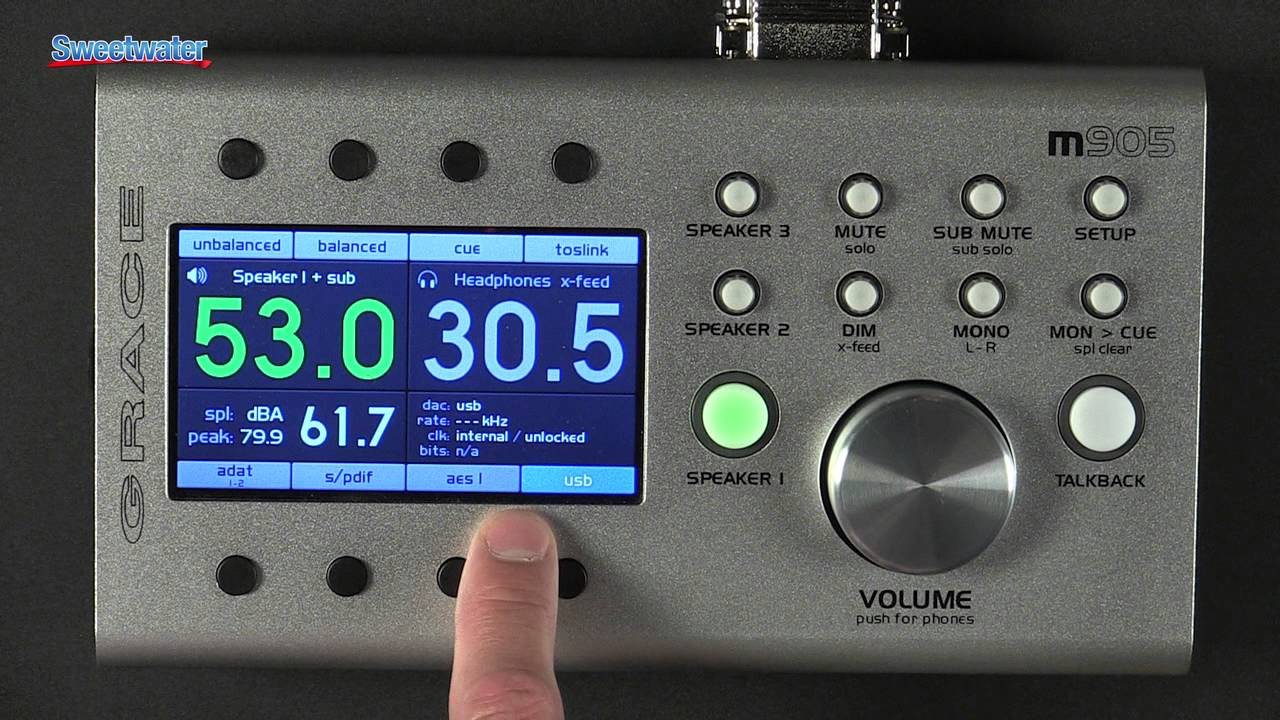 Grace Design m905 Digital Converter/Monitor Controller Overview - Sweetwater Sound