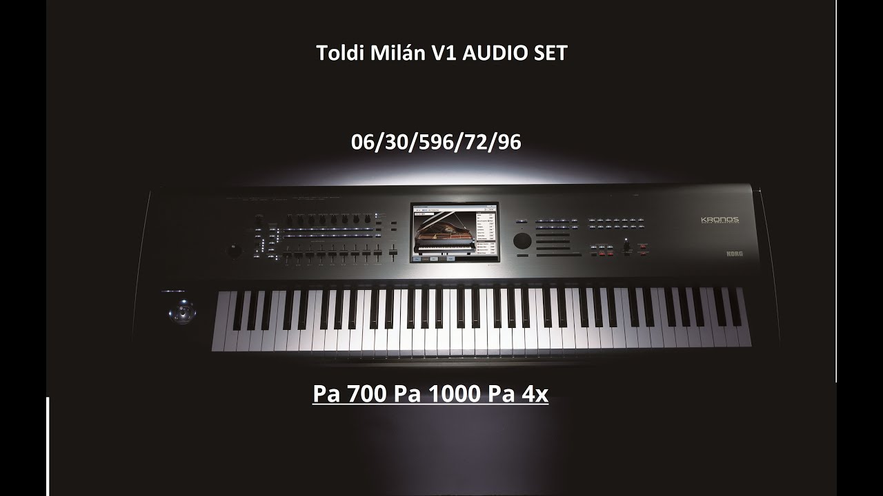 Korg Audio szett 2021-PA700/1000/4X-600-800-900-2x-3x  ToldiMilanStyle