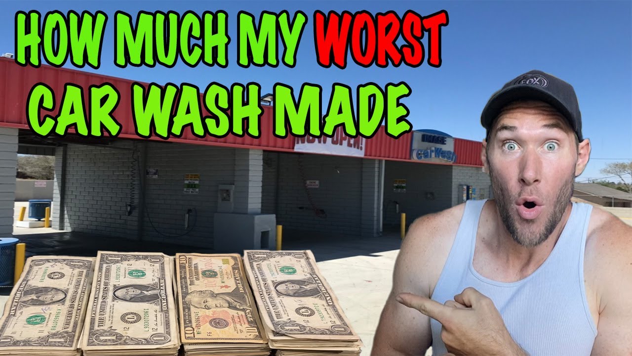 How Much Income my Worst Car Wash made in 1 week $$