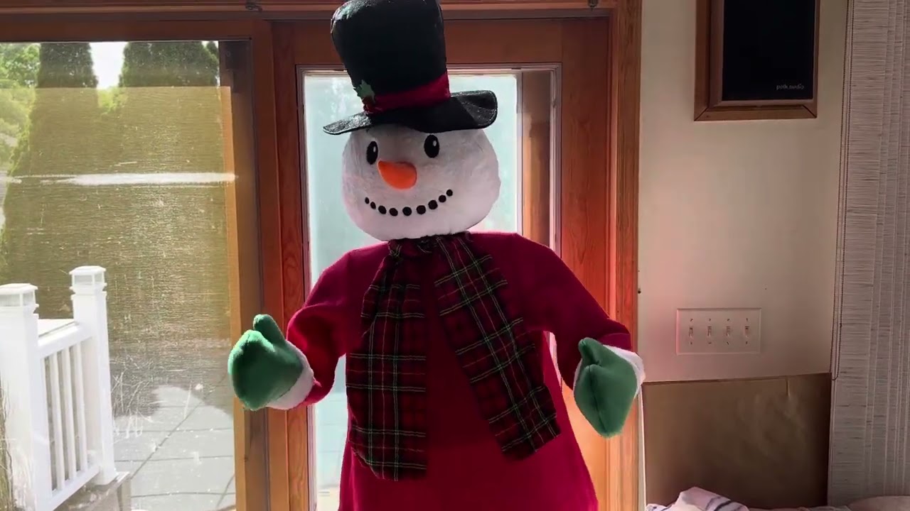 Gemmy 2018 Life Size Animated Dancing Snowman Christmas Decor (ALL PHRASES)🎅☃️🎄