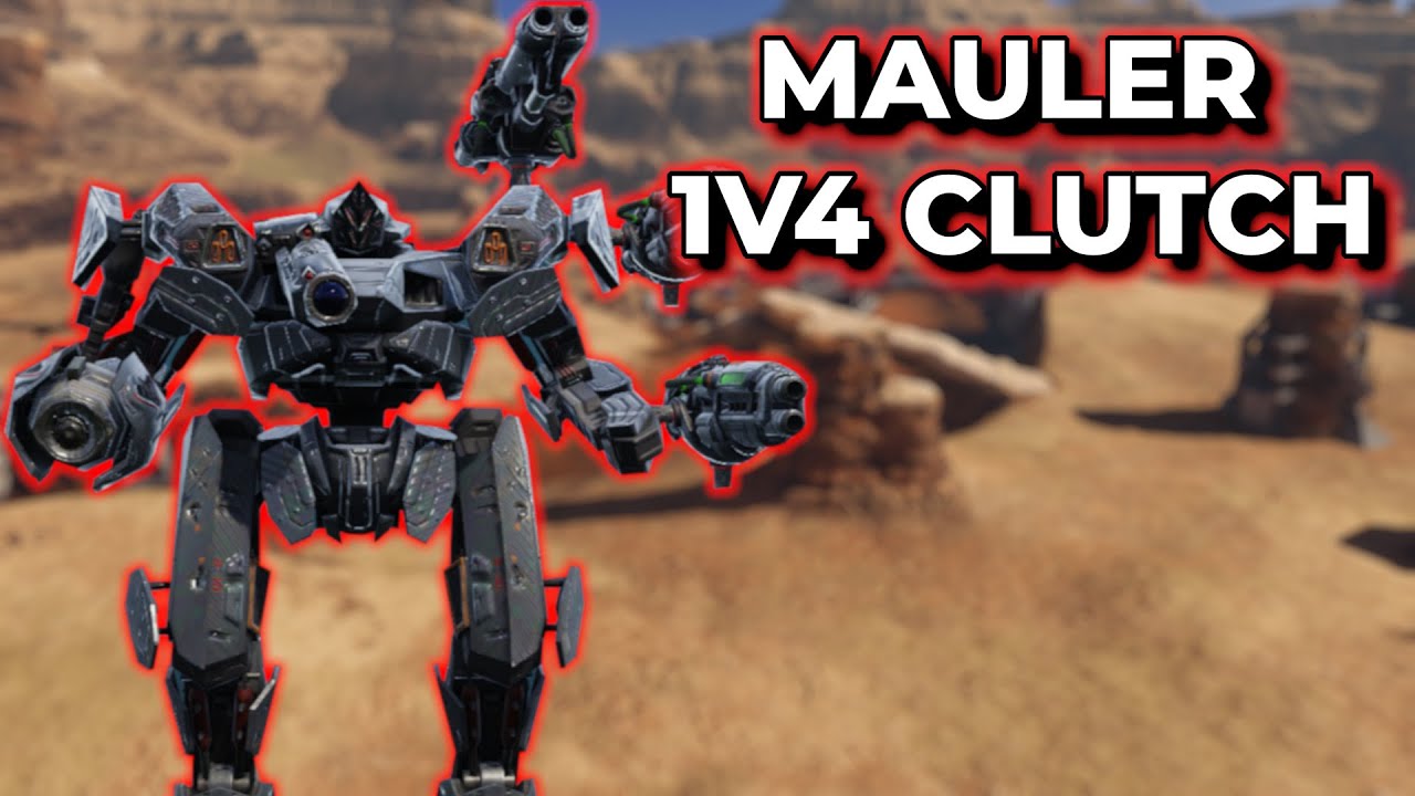 WR - How My Mauler Pulled a 1v4 Clutch In TDM | War Robots
