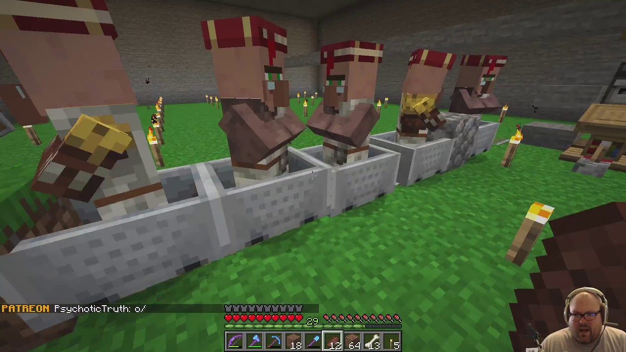 Mindcrack S8 - Guano - E3: Working on Iron Farm (Minecraft Videos)