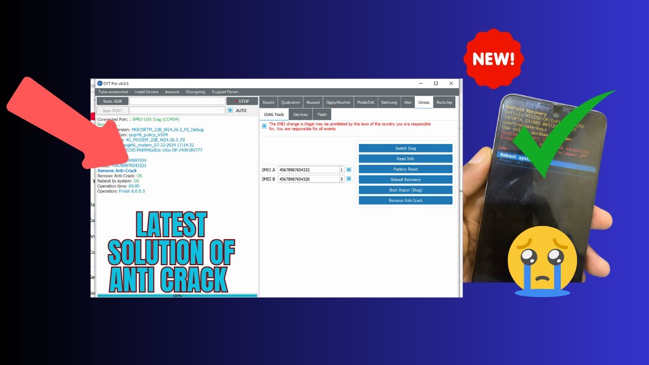 NEW SOLUTION, ANTI CRACK EXCEPTION FIX With DFT PRO