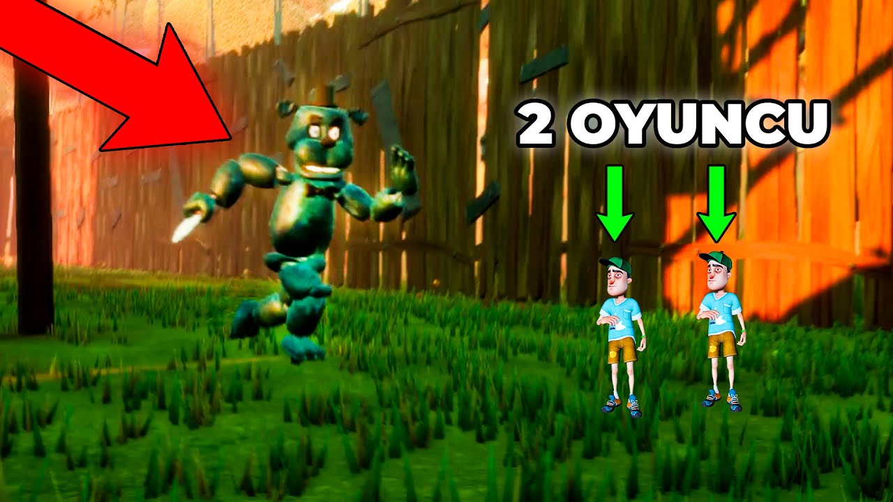 BEAR 5 VS 2 OYUNCU KAÇABİLECEK Mİ? | Hello Neighbor Mod