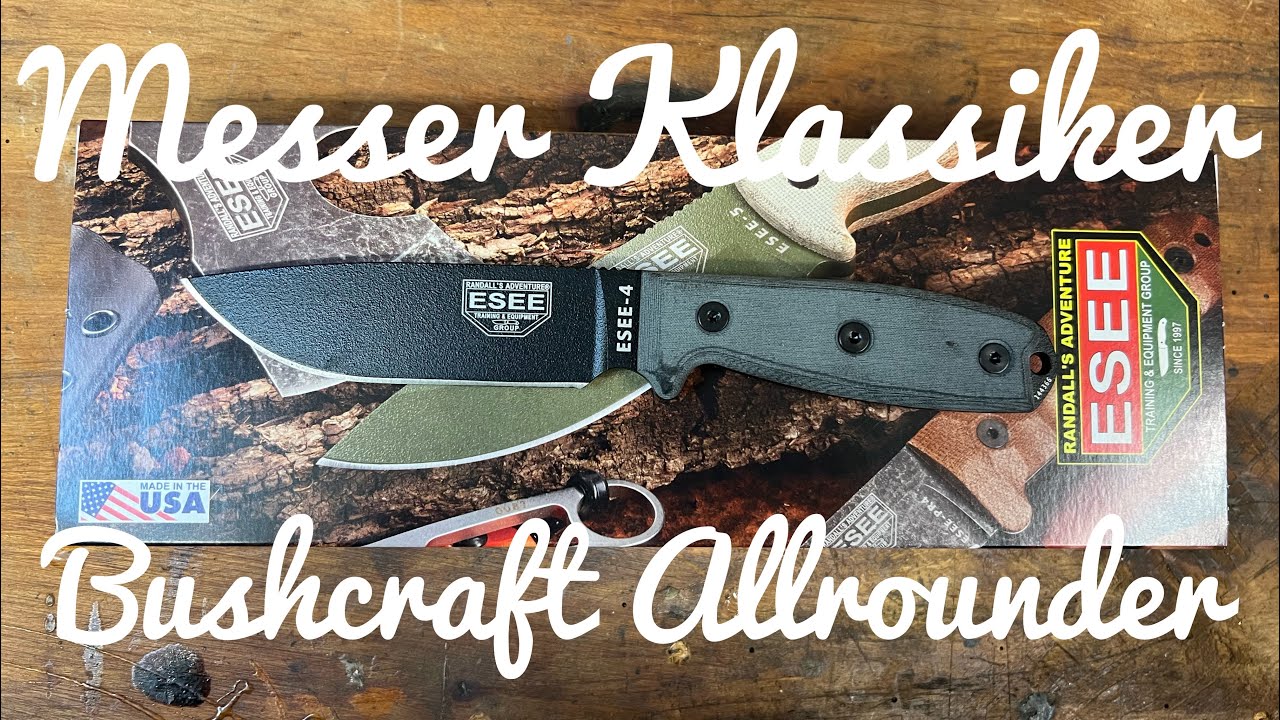 Esee 4 der Bushcraft Allrounder, ein Klassiker im EDC Bereich #edc #eseeknives #bushcraft #survival