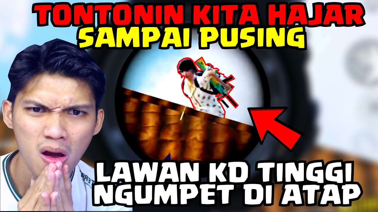 LAWAN MUSUH KD TINGGI NAGNKRING DI ATAP POCHINKI!! KITA COBA RATAKAN SENDIRI - PUBG MOBILE