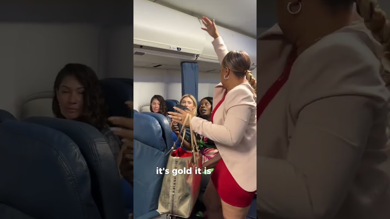 she snatched her wig and threw her luggage on plane