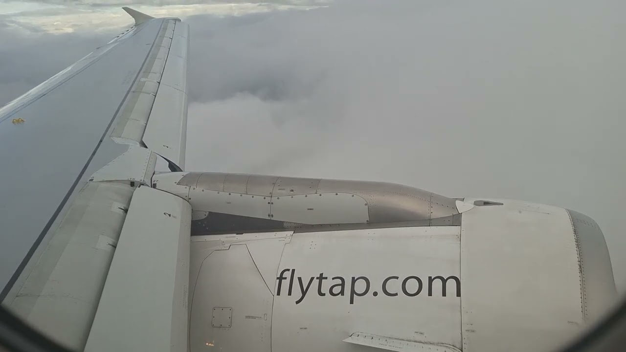 TAP A320 landing in LIS