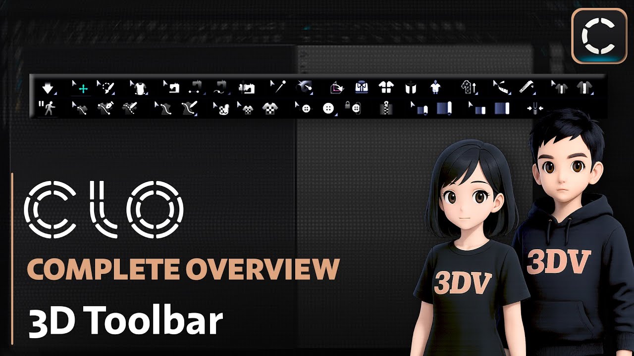 CLO3D 3D Toolbar Hindi Full Course 2025 | 3D Vastra #clo3dtutorial #youtube #clo3d