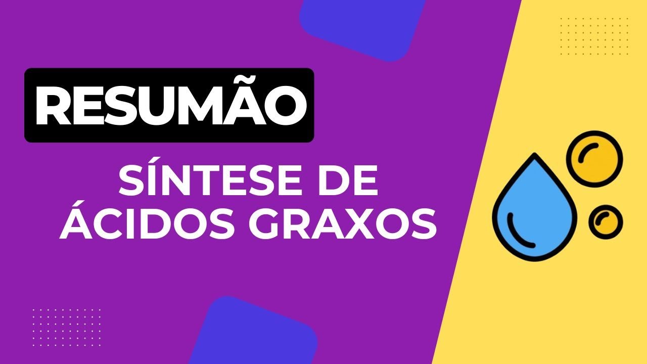 SÍNTESE DE ÁCIDOS GRAXOS | BIOQUÍMICA - AULA 11