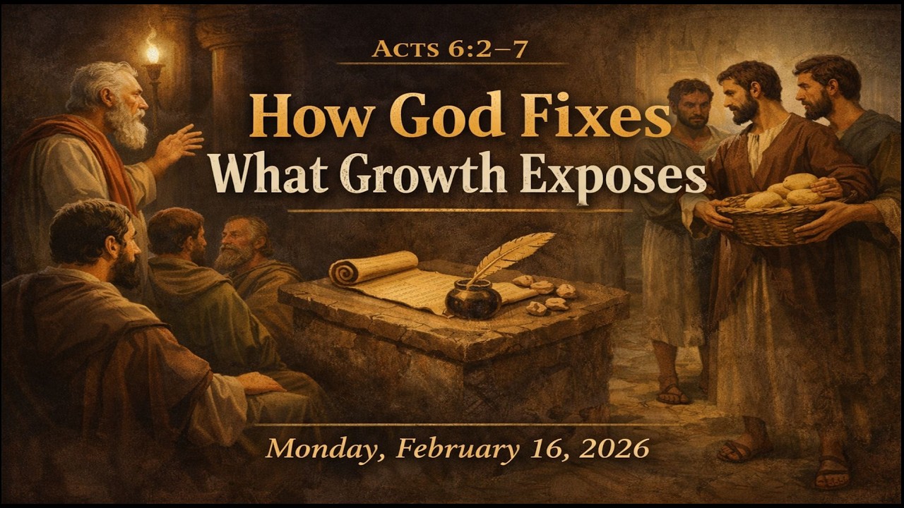 Acts 6:1-7 2-16-26 Reflections Class The C Street family Plan Church with Pastor Carlos Monroy