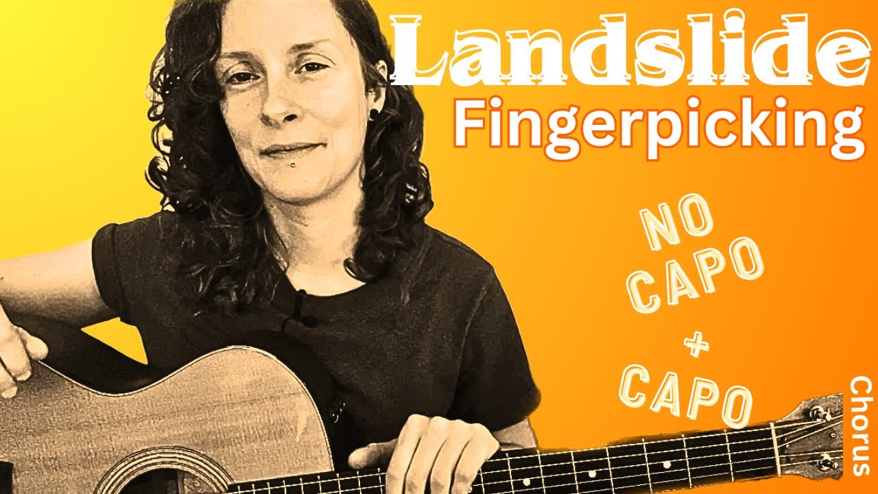 Learn LANDSLIDE by Fleetwood Mac: PICKING PATTERN (Chorus)
