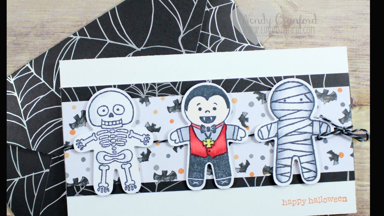 Cookie Cutter Halloween Card, New 2016 Stampin' UP! Catalog Info
