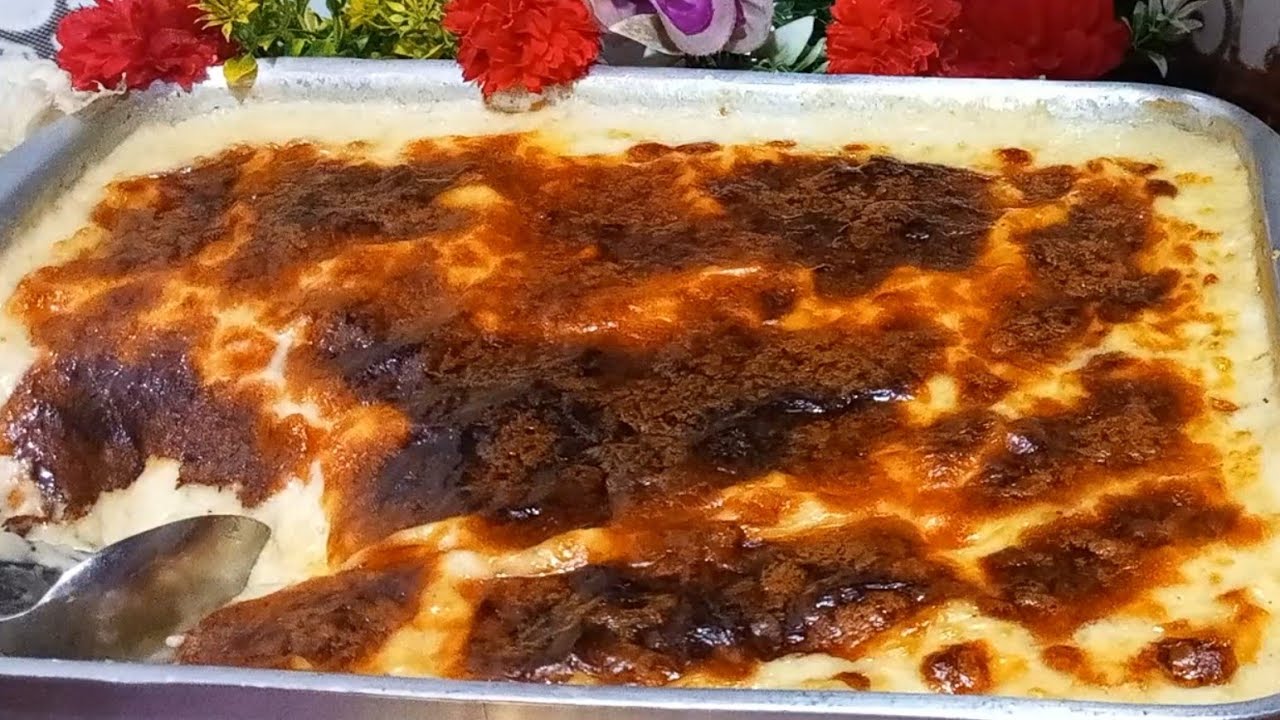 المكرونه البشاميل بتاعيت زمان هي الأصل في رمضان والأعياد وفي كل الايام بس ايه الطريقه واللون التحفه