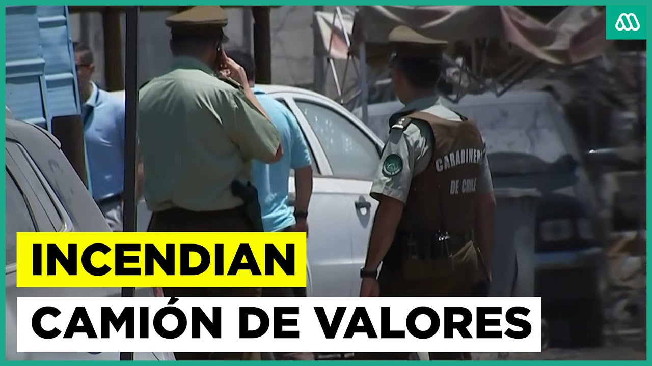 Queman cami&oacute;n de valores robado en Puente Alto: Apareci&oacute; en taller mec&aacute;nico