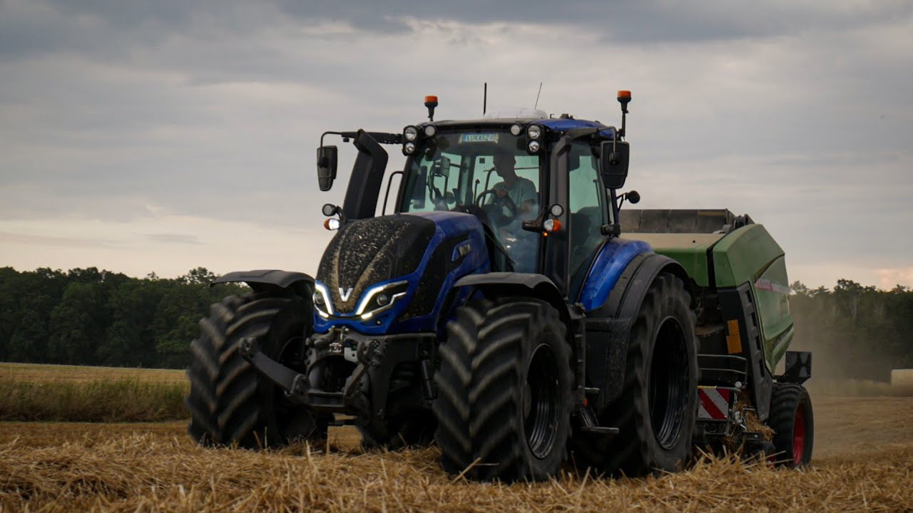 OPOROWY NOWY NABYTEK W GR Dzyr! Prasowanie Słomy 2025 Fendt Rotana 160 & Valtra T Series