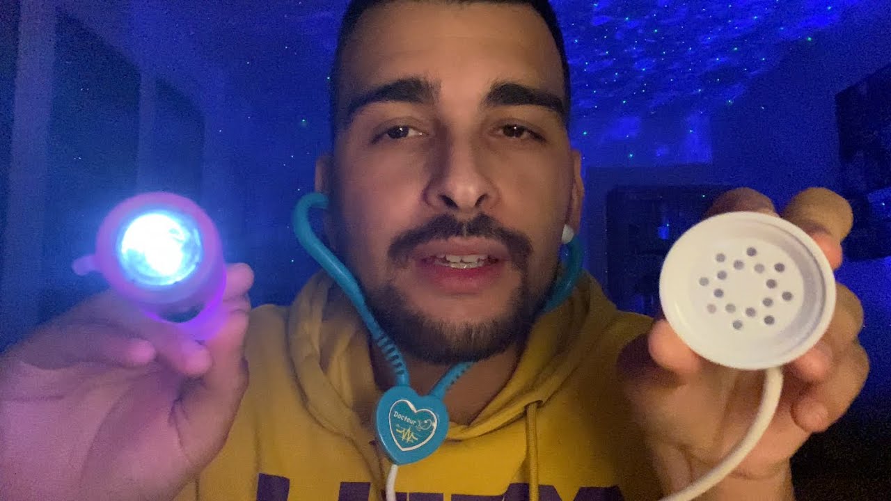 [ASMR] Roleplays Médicaux (Examen des yeux, des oreilles, dentiste, test des 5 sens)