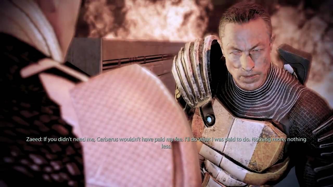 Mass Effect 2: Zaeed's Loyalty Mission Paragon Ending