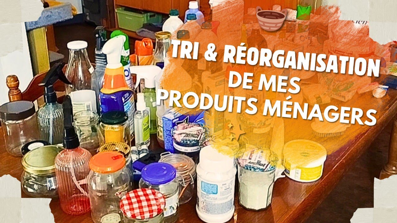 Tri Rangement et réorganisation des Produits ménagers 🧺 #storage  #cleaning #home #désencombrement 