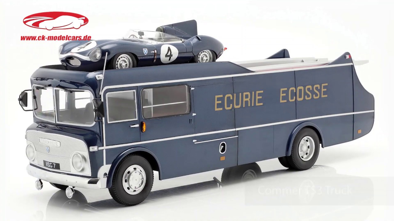 ck-modelcars-video: Commer TS3 Truck Team Transporter Ecurie Ecosse 1959 CMR