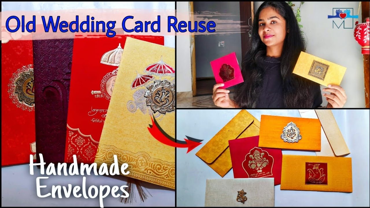 Make Shagun Envelopes From Old Wedding Cards| DIY Shagun Envelopes | Best out of waste