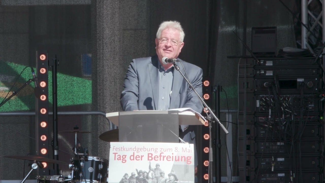 Sebastian Scheerer: Mit Völkerrecht zu Frieden in Nahost | Tag der Befreiung, 8. Mai 2024, Hamburg