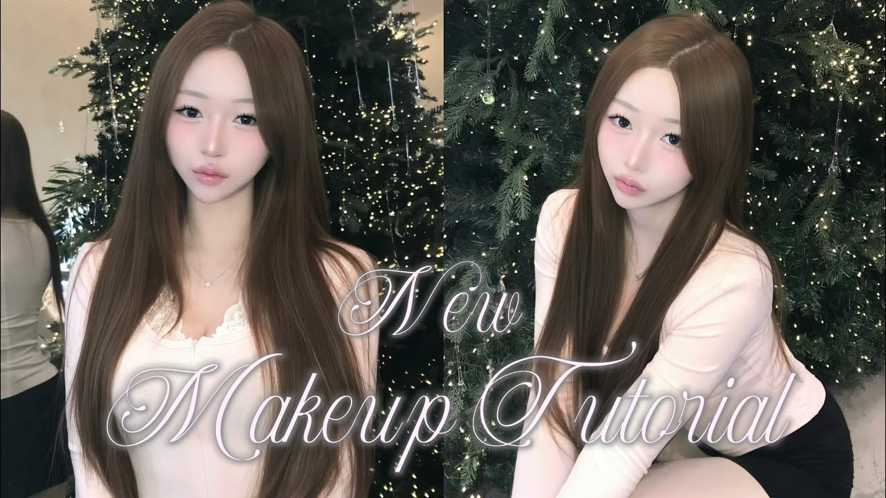 New Makeup Tutorial🤍甘いピンクワンホンメイク(feat.冬の崩れないスキンケア+ベースメイク)