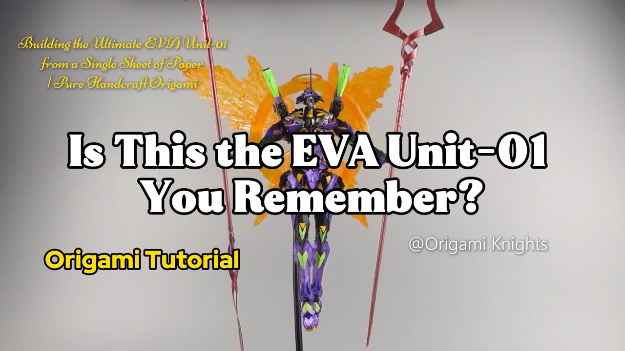 Amazing Paper Art! Fully Recreating Evangelion#diy#Origami#papercraft#craft#paperdiy#craftideas