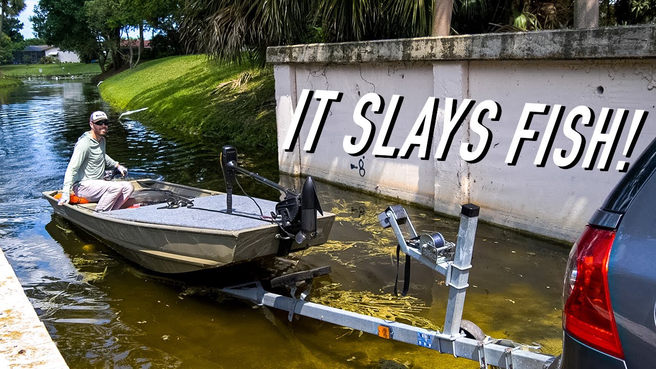Первое плавание лодки Jon Boat в Bass Boat | Это убивает рыбу!