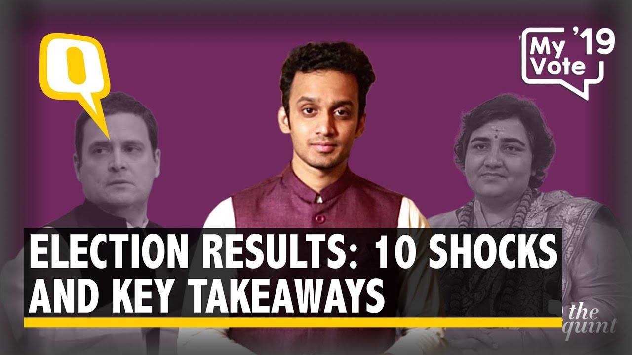 Election Results | Rahul Loses, Pragya Wins: 10 Shocks and Key Takeaways in 4 Minutes | The Quint