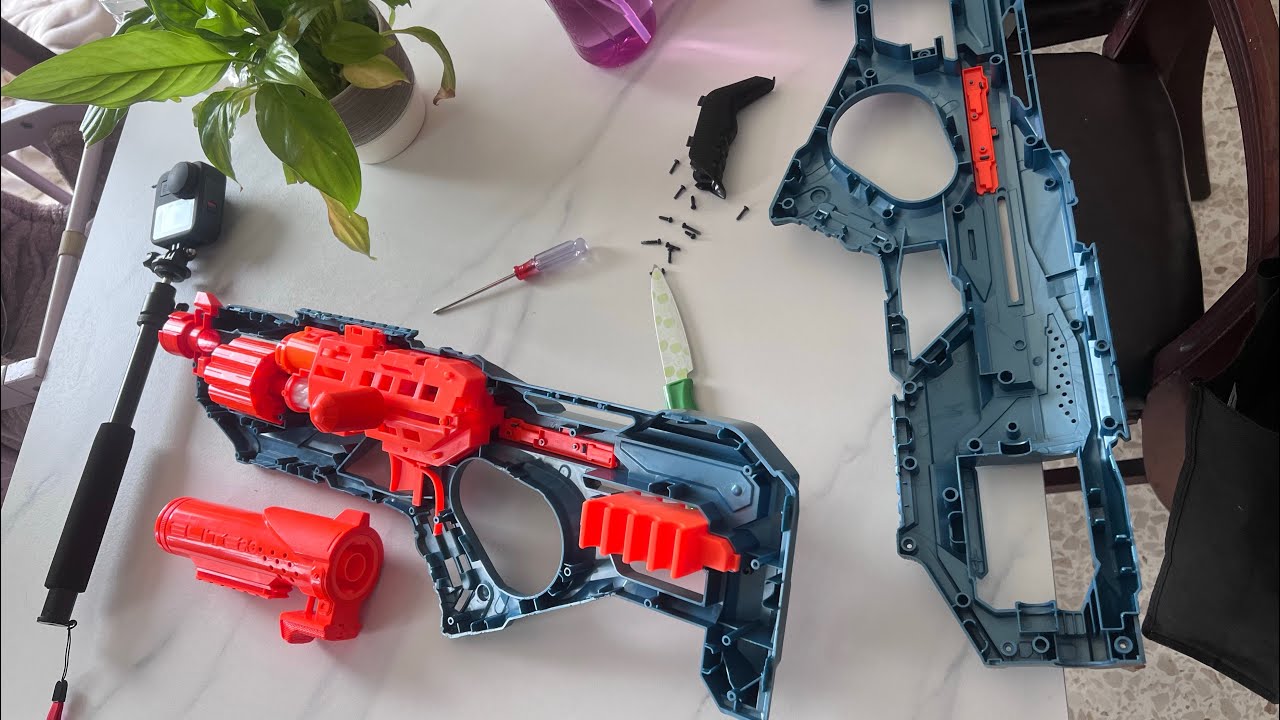 HOW TO FIX NERF ELITE 2.0 EAGLEPOINT . (ASMR, Go Pro filming)