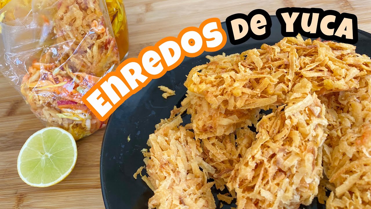 Como hacer ENREDOS de YUCA crujientes mejor que en la feria