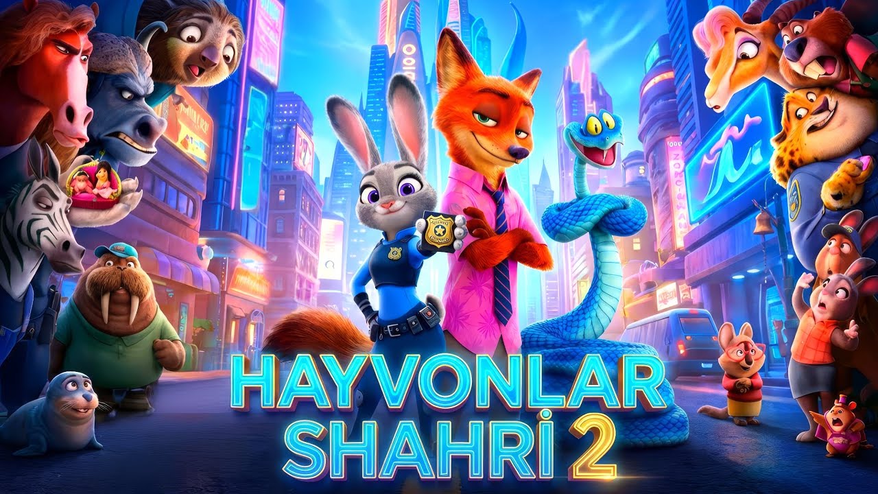 Hayvonlar shahri 2 uzbek tilida | zootopia 2 to'liq tahlil | barcha belgilar | zootopia 3