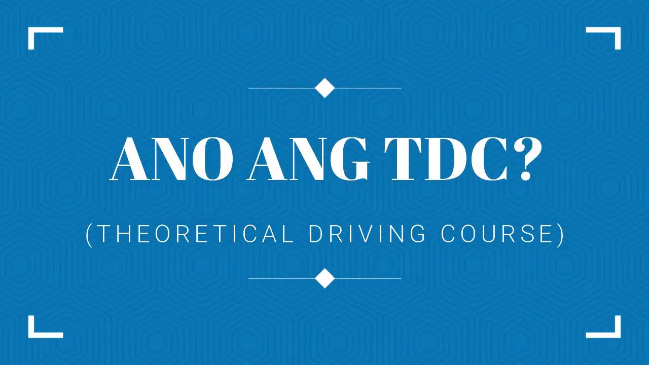 Student Permit & Theoretical Driving Course (TDC) - LTO NCR East