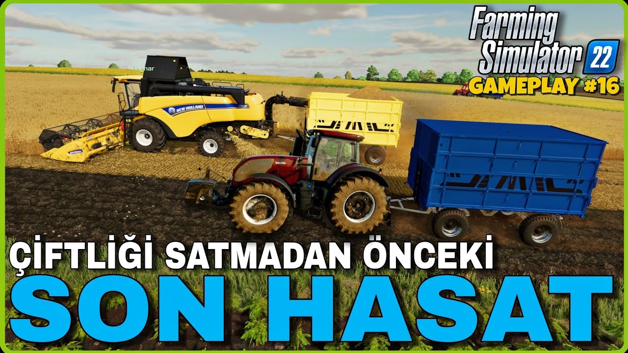&Ccedil;İFTLİĞİ SATMADAN &Ouml;NCEKİ SON HASADIMIZI YAPTIK 🚜 TRAKT&Ouml;R ALMAK YERİNE VALTRA'YI FULLEDİK #55_ragnar