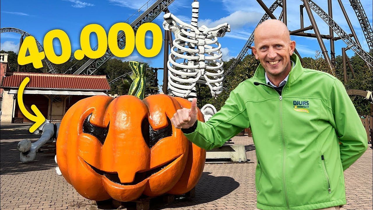 Vi pynter Djurs Sommerland med 40.000 græskar! 🎃
