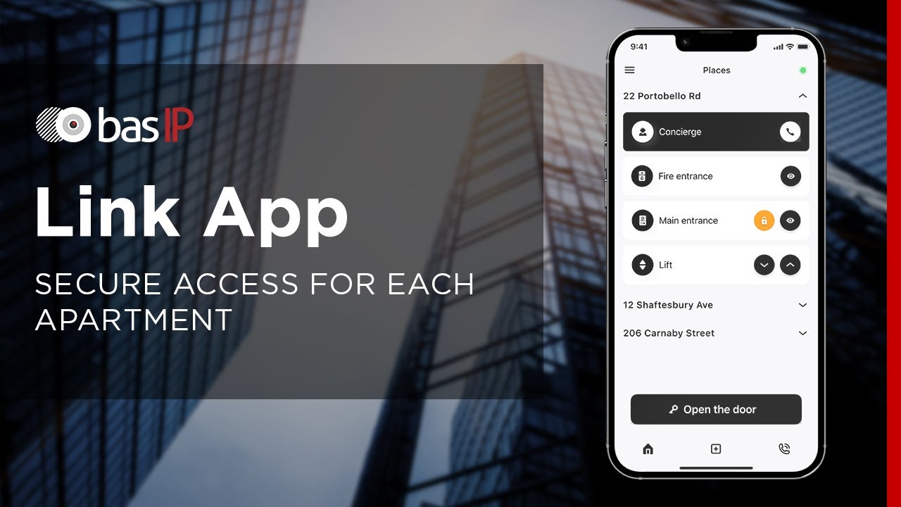 BAS-IP Link - secure access for each apartment