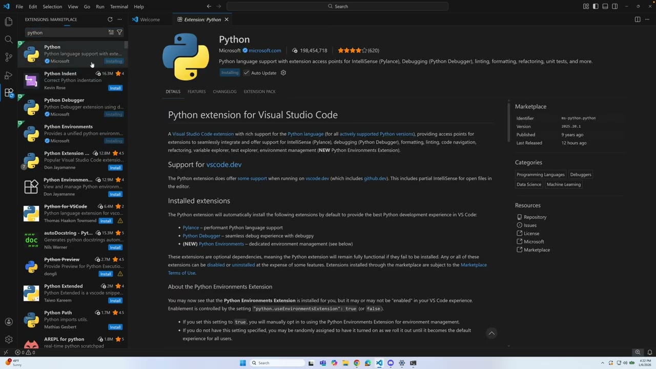 Windows - Installing Visual Studio Code