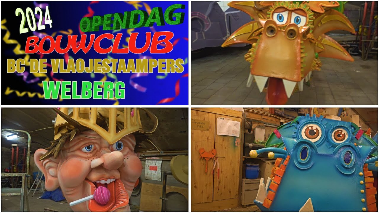 OPENDAG BIJ BOUWCLUD  BC DE VLAOJESTAAMPERS 23 JAAR 2024  #pascalboz