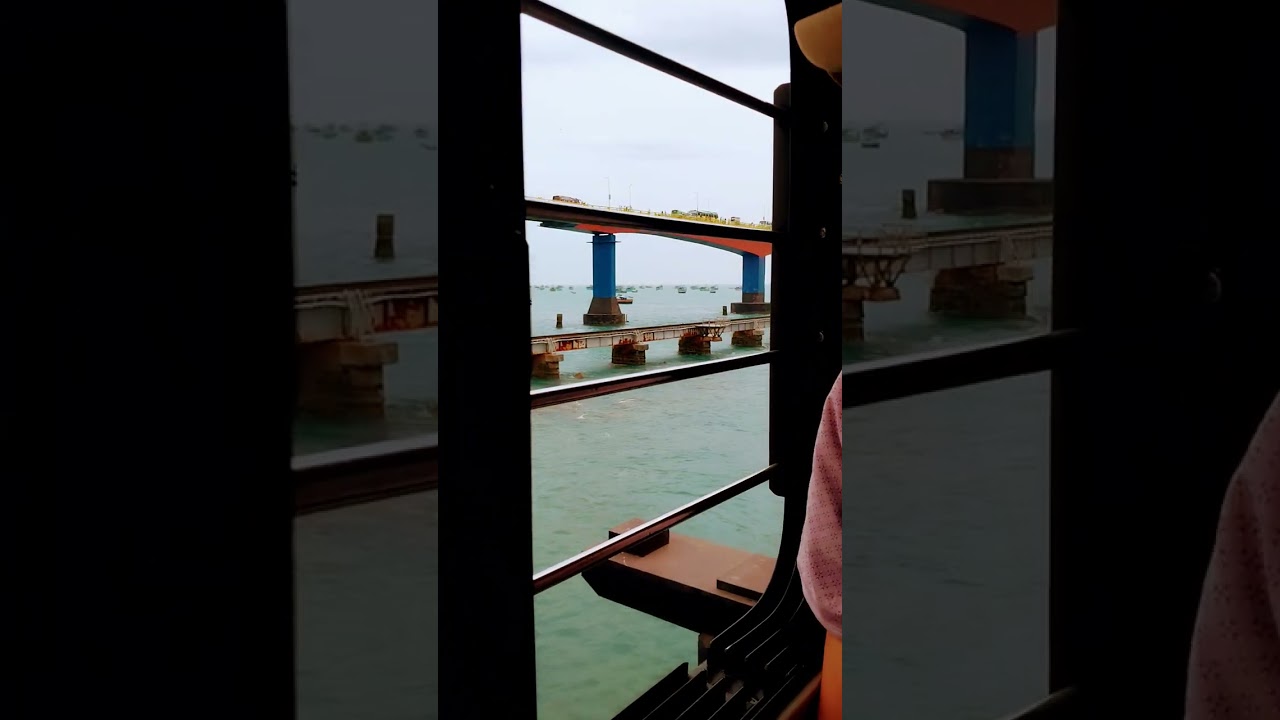 # Rameshwaram# Pamban Bridge # Train Journey#travel #shortvideo 
