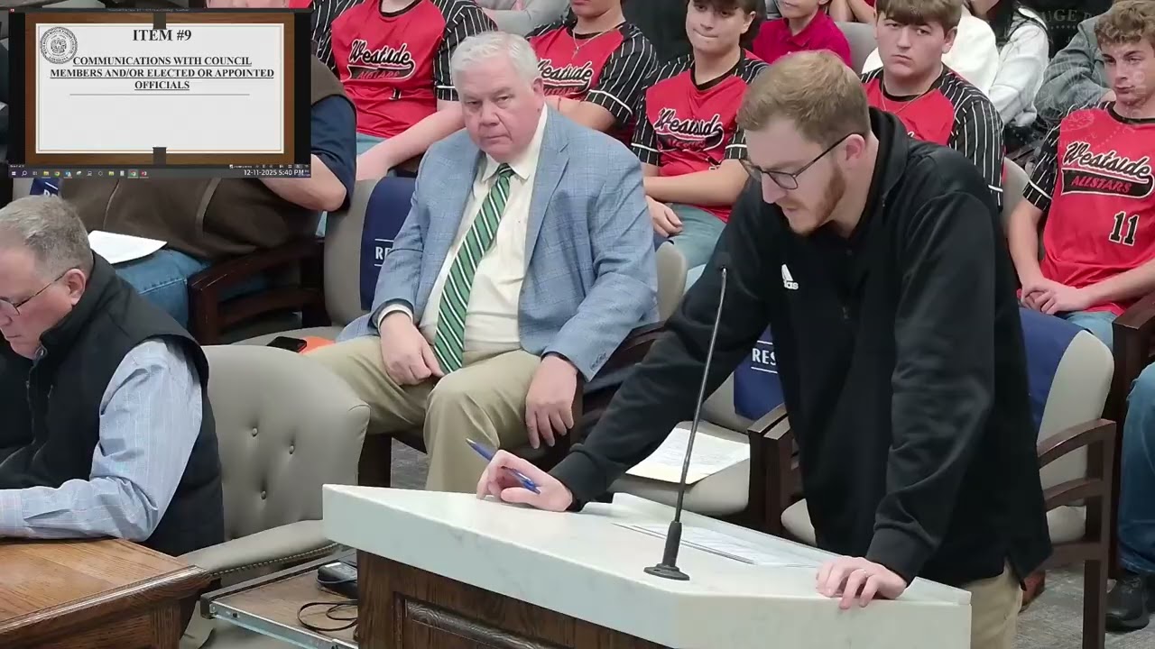 West Baton Rouge Parish Council Meeting Dec 11, 2025