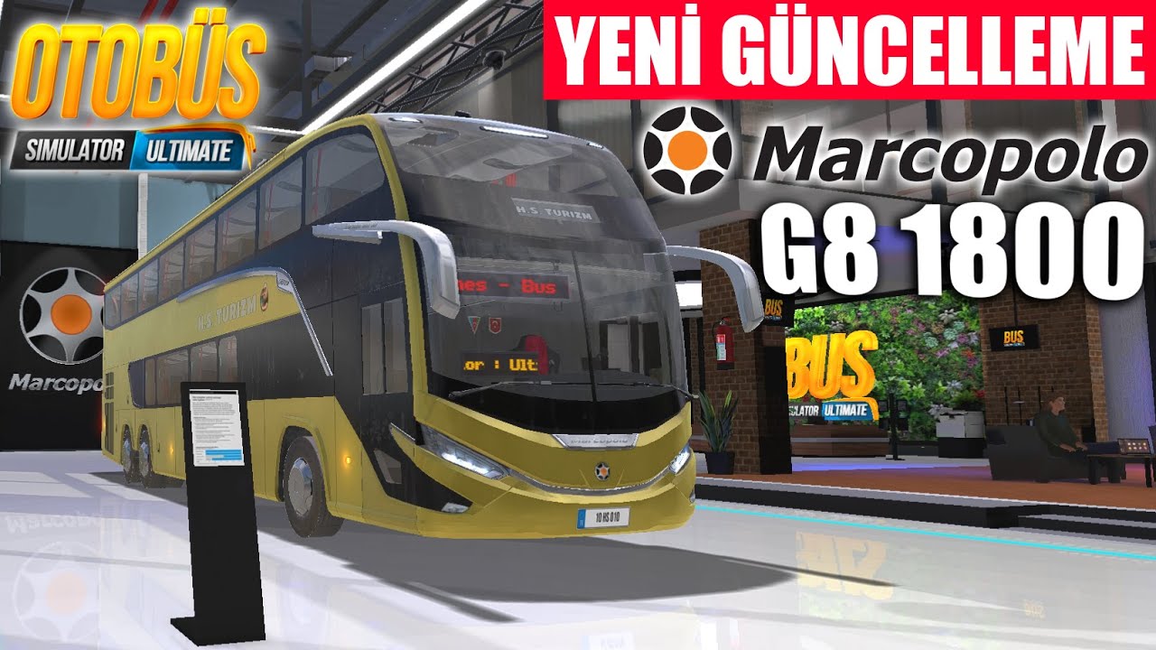 YENİ OTOBÜSLER GELDİ !! MARCOPOLO G8 1800 İLE İLK SEFER | OTOBÜS SIMULATOR : ULTIMATE !!