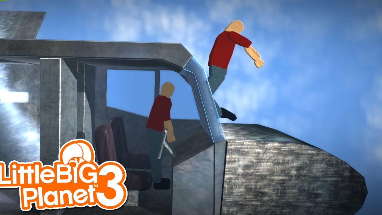 Surviving a Plane Crash - Bob Plane Fight [LittleBigPlanet 3] PS5 Gameplay