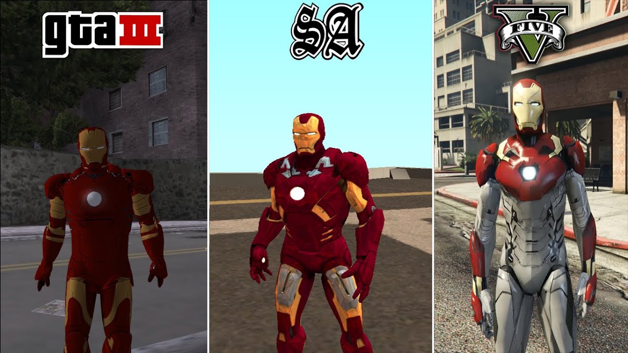 Iron Man in GTA Games (Evolution)